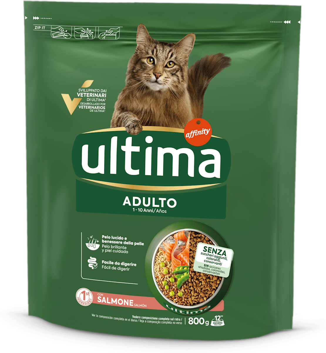 Snack Leccabile Per Gatti Al Salmone - 5 X 15 G, Senza Additivi - Foto 13