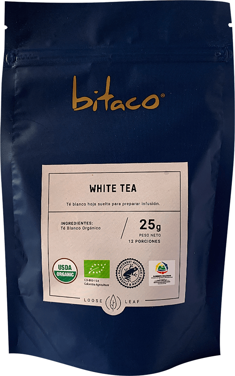 bitaco Ceai alb vrac Eco, 25 g | dm.ro
