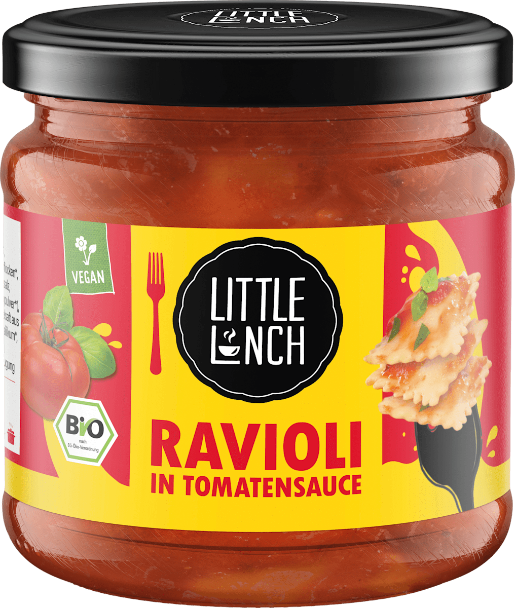Austria product data sample: Fertiggericht Ravioli in Tomatensoße, 350 g