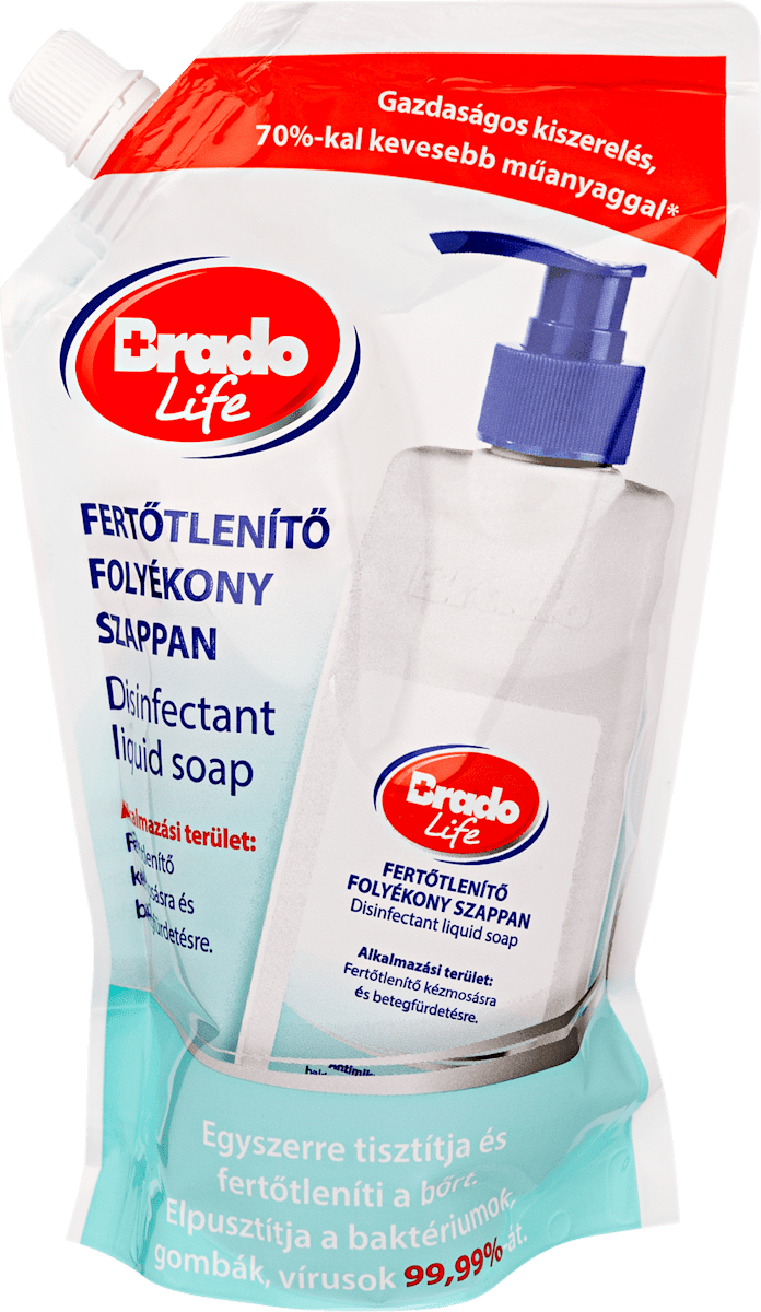 Hungary product data sample: Folyékony szappan utántöltő fertőtlenítő, 500 ml