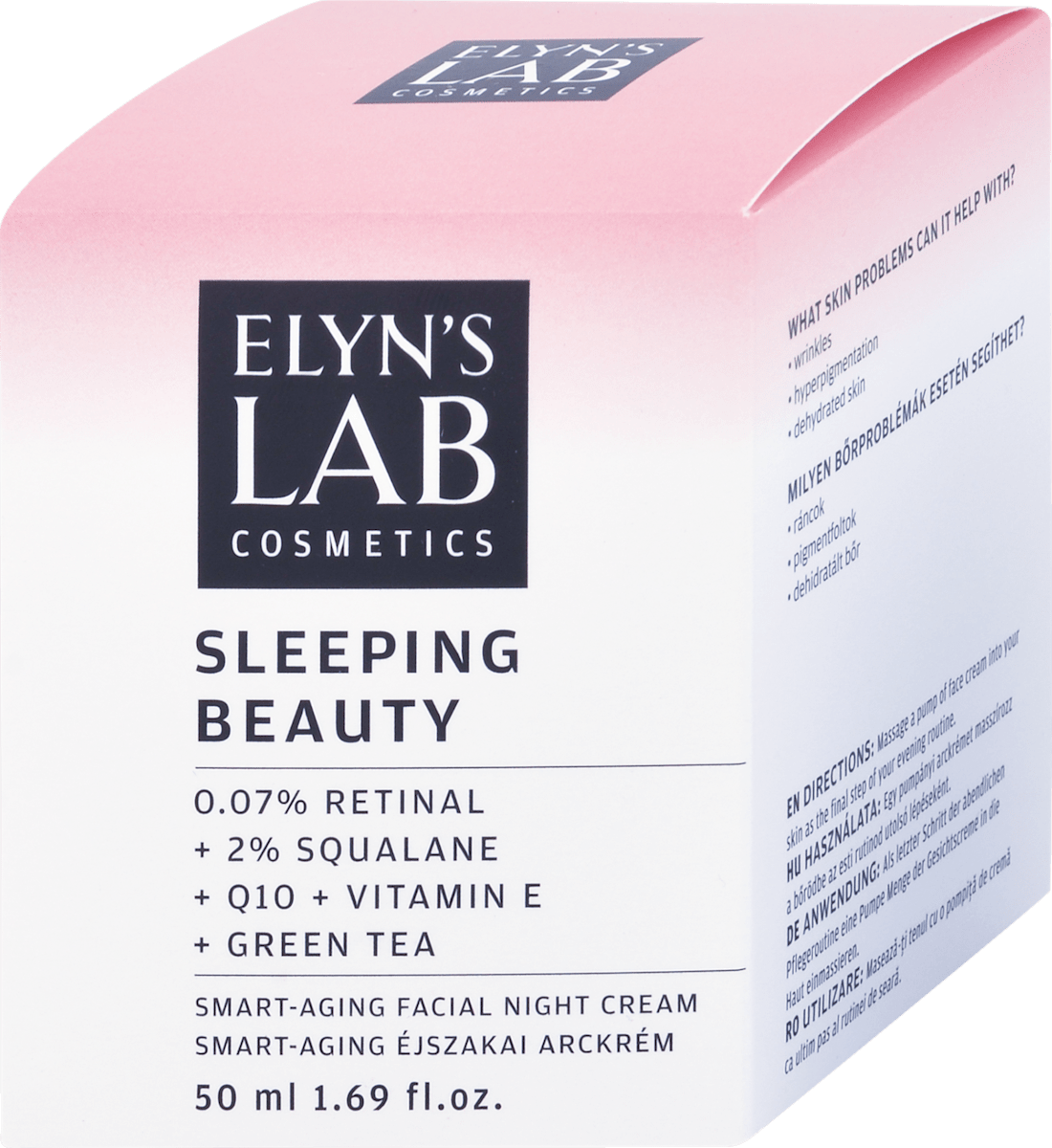 Elyn's Lab Nočný pleťový krém Sleeping Beauty 0,07 % Retinal, 50 ml ...