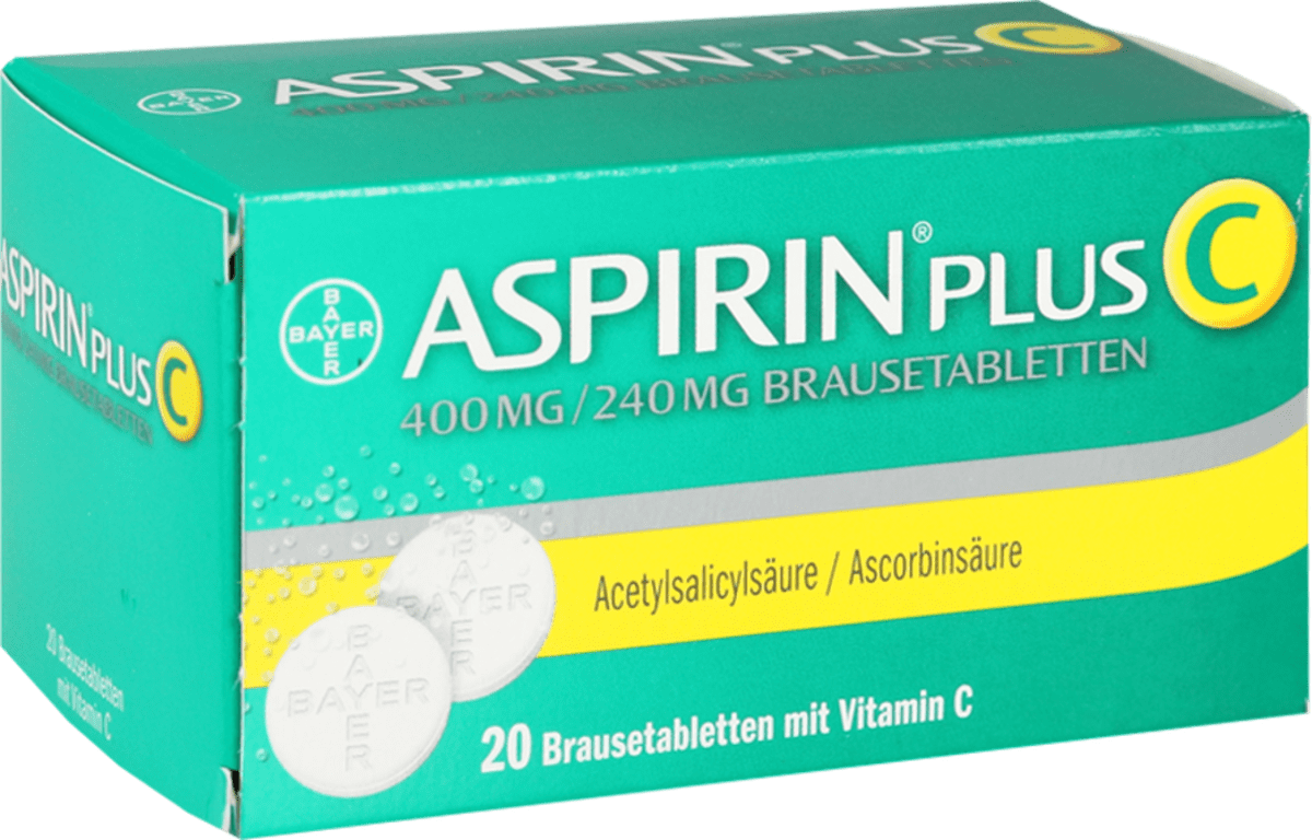Aspirin Plus C 400 mg / 240 mg Brausetabletten, 20 St