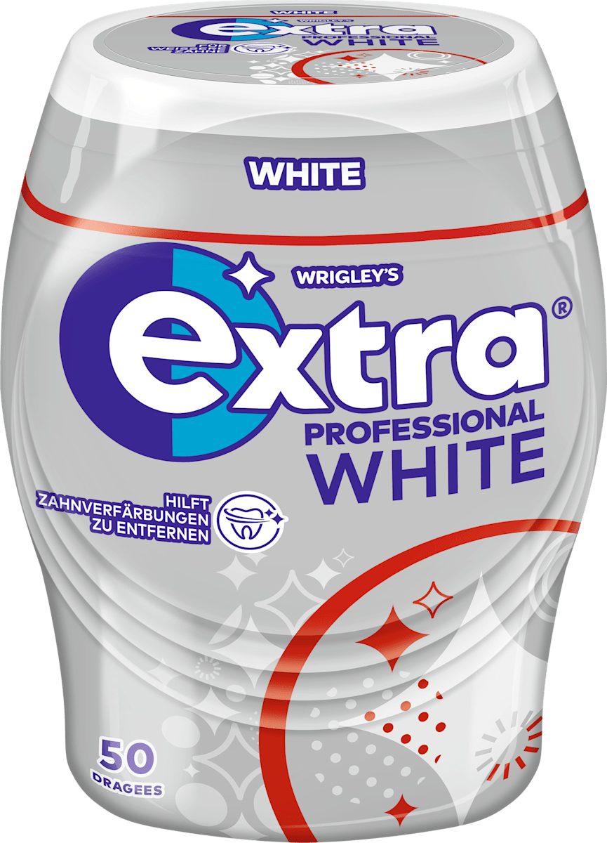 EXTRA Kaugummi, Extra Professional White, zuckerfrei, 50 St dauerhaft  gnstig online kaufen | dm.de