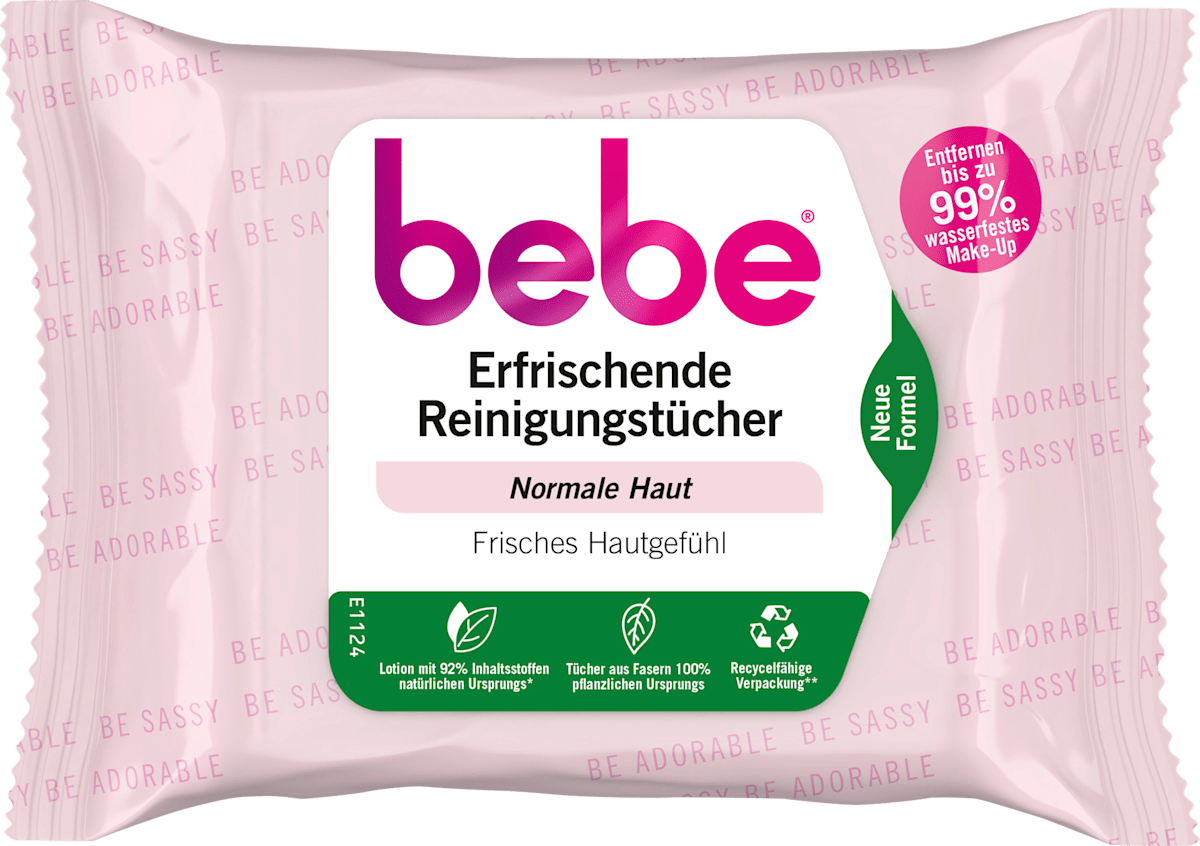 bebe Abschminktücher erfrischend, 25 St | dm.at