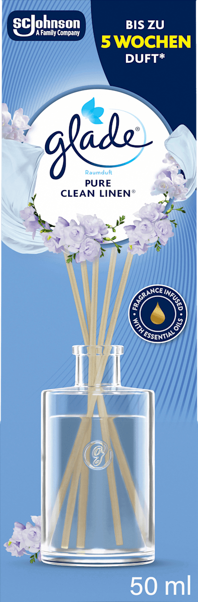 glade Duftstäbchen Raumduft Pure Clean Linen, 50 ml dauerhaft günstig online kaufen