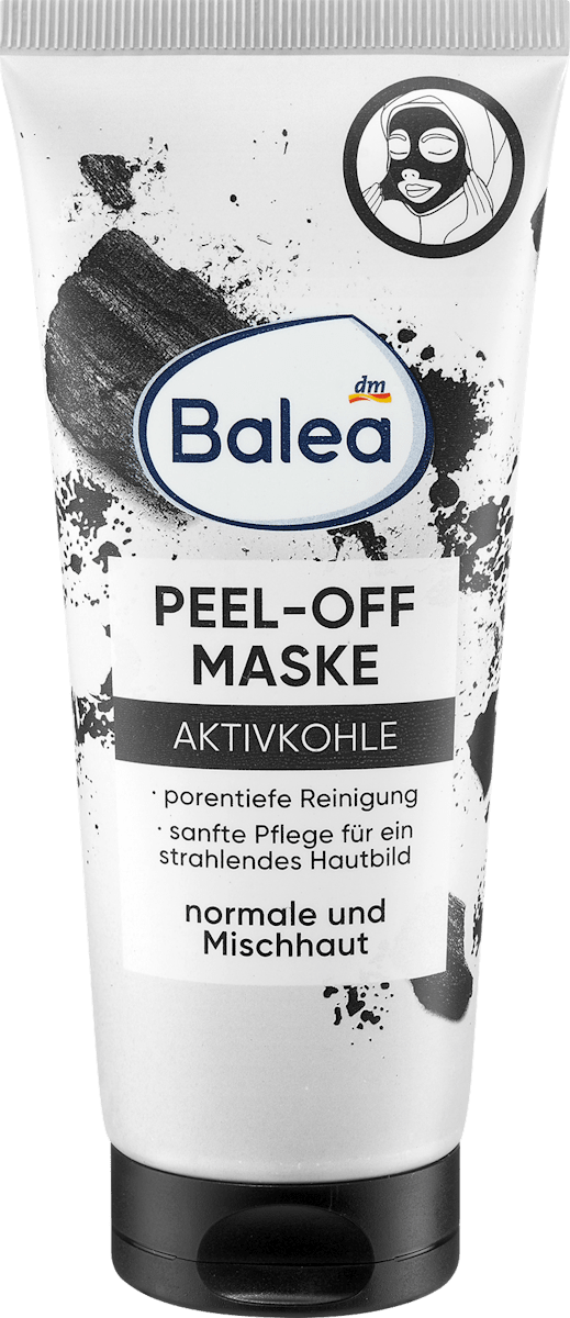 Gesichtsmaske Peel-Off mit Aktivkohle, 100 ml