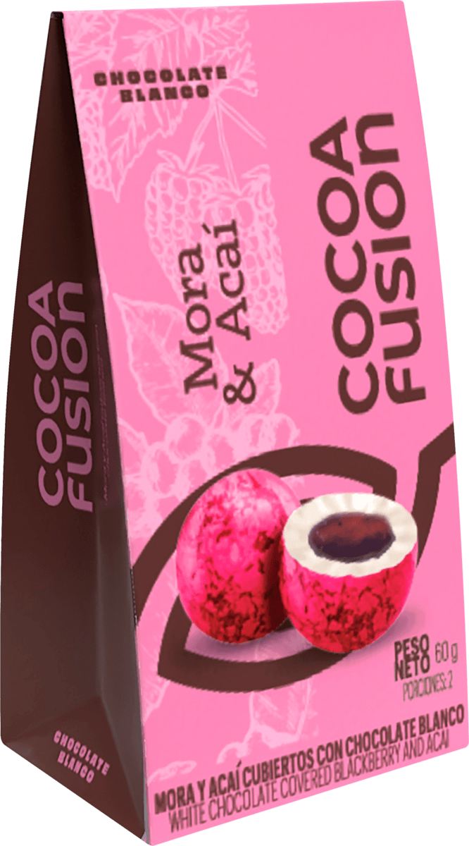 COCOA FUSION Drajeuri cu Mure si Acai, 60 g | dm.ro