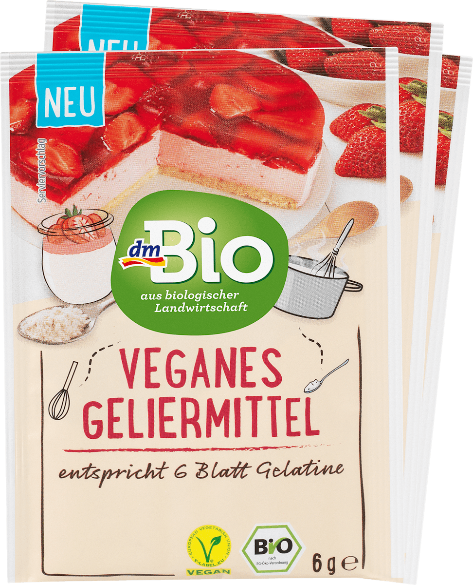 dmBio bio směs na želé vegan 3x6g, 18 g | dm.cz