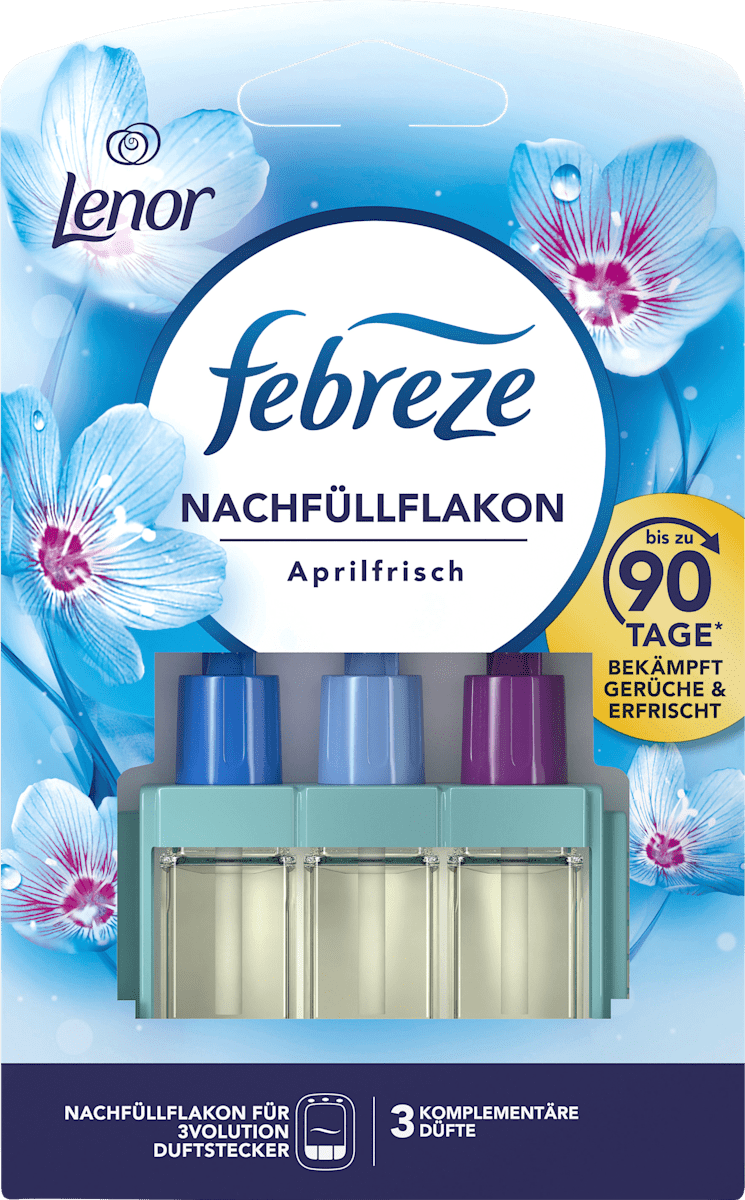 Febreze Lufterfrischer 3Volution Lenor Aprilfrisch Nachfüllpack, 20 ml dauerhaft günstig online kaufen