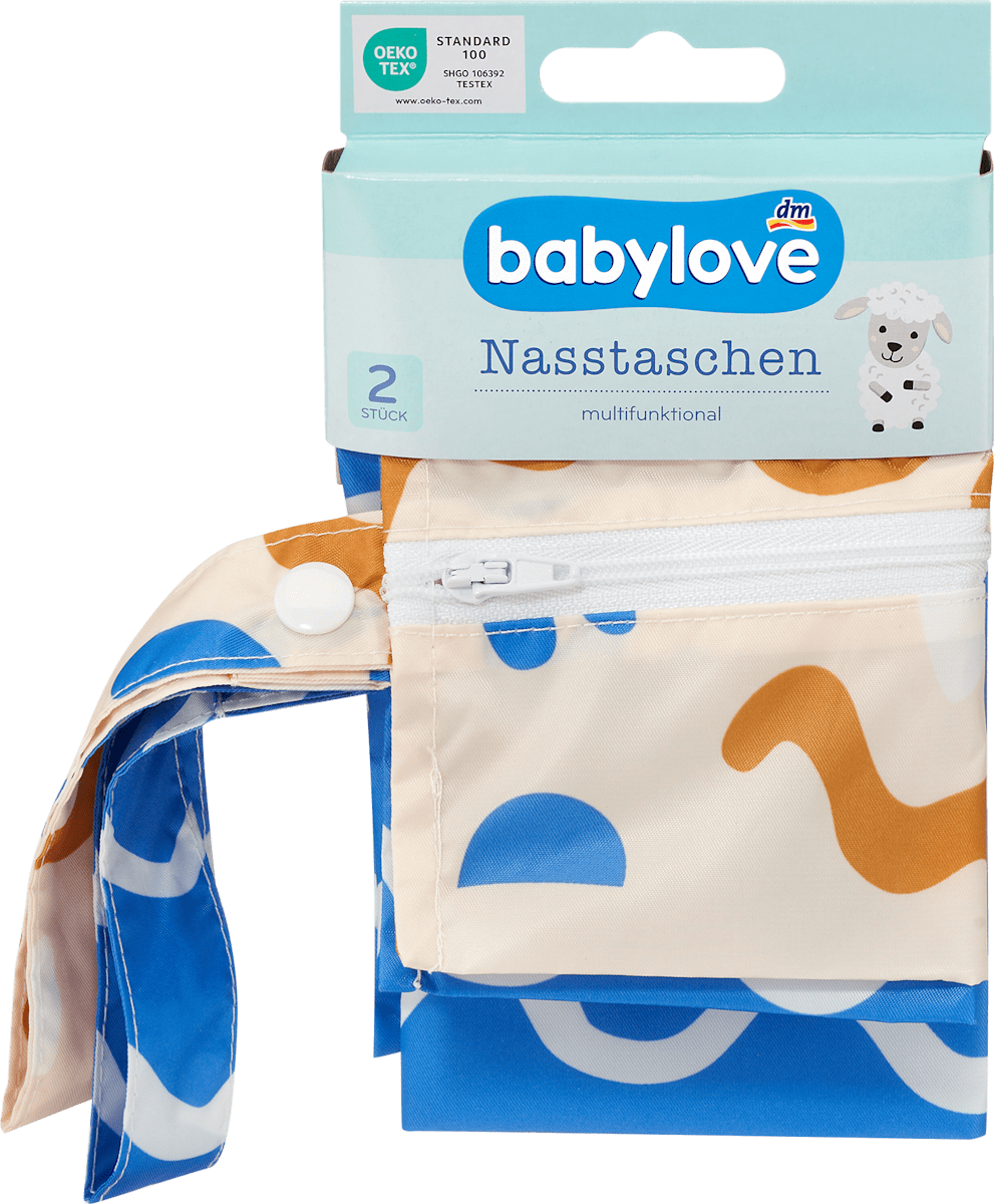 Мешочки для мокрых вещей babylove, переработанный полиэстер, 2 шт