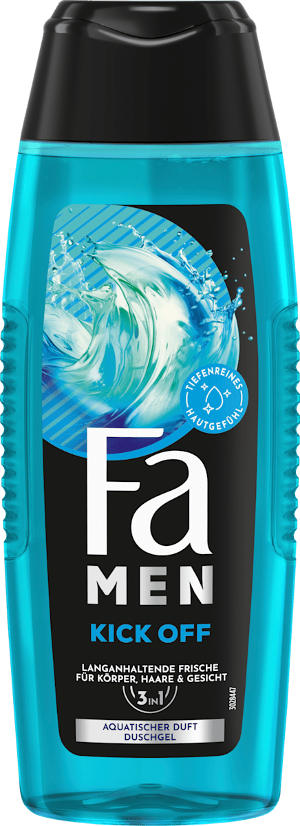 Duschgel Men Kick Off 3in1, 250 ml