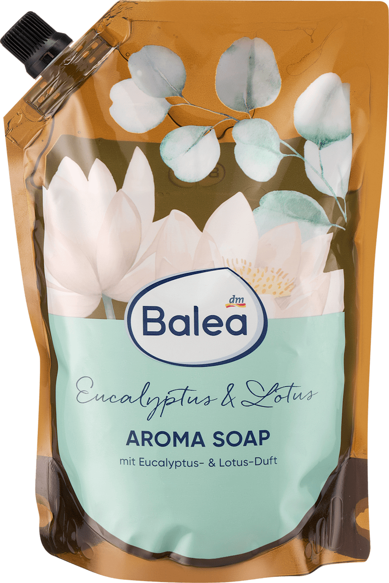 Balea Tekoče milo za roke Eucalyptus & Lotus, polnilo, 500 ml | dm.si