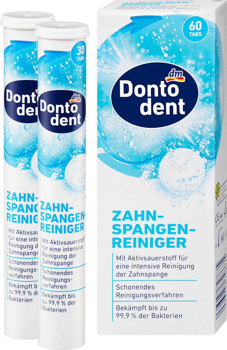 Dontodent Zahnspangenreiniger Tabs, 60 St dauerhaft günstig online kaufen