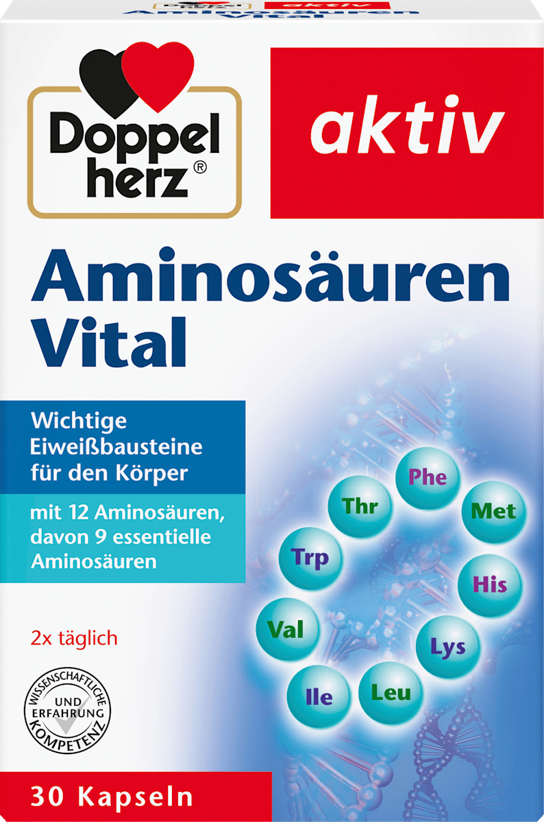 glutathion kaufen dm Doppelherz Aminosäuren Vital Kapseln 30 St., 27,2 g dauerhaft günstig  online kaufen