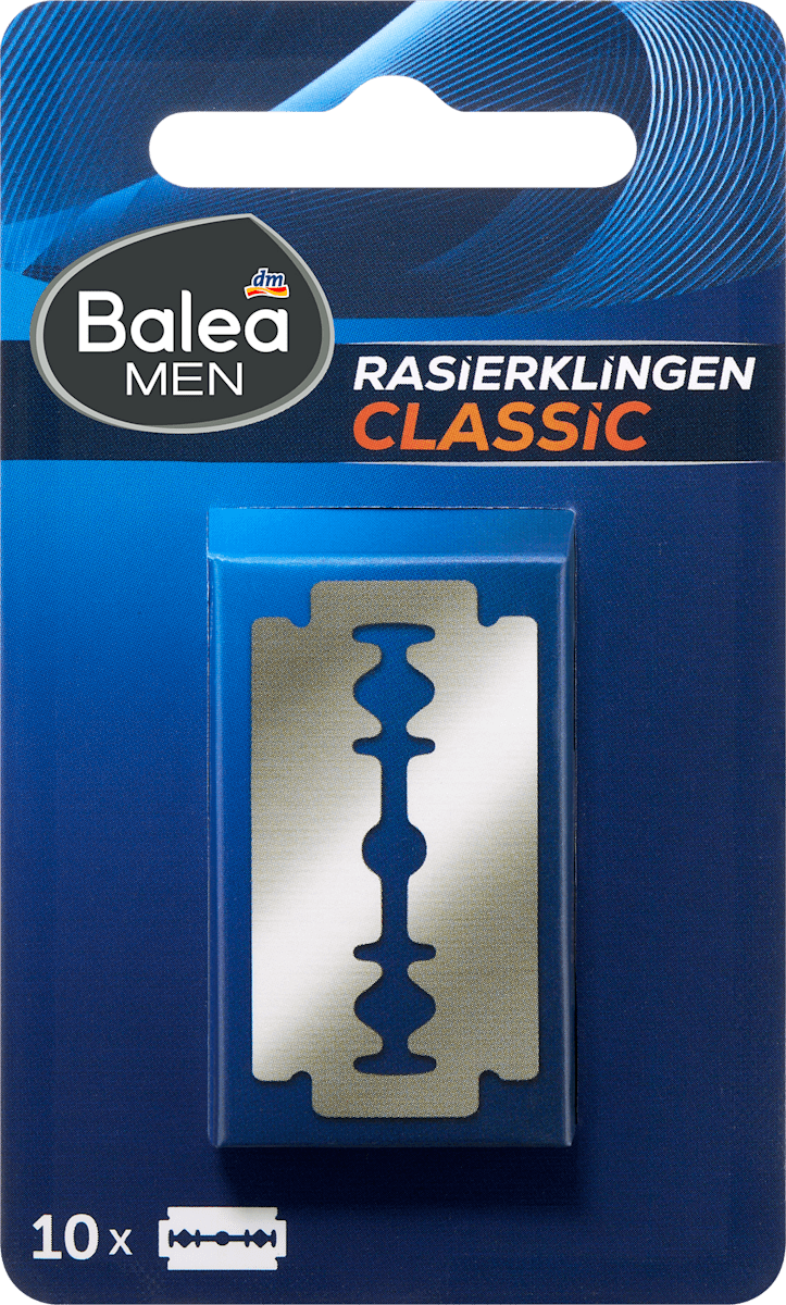 Balea MEN Borotvapenge biztonsági borotvához, 10 db | dm.hu