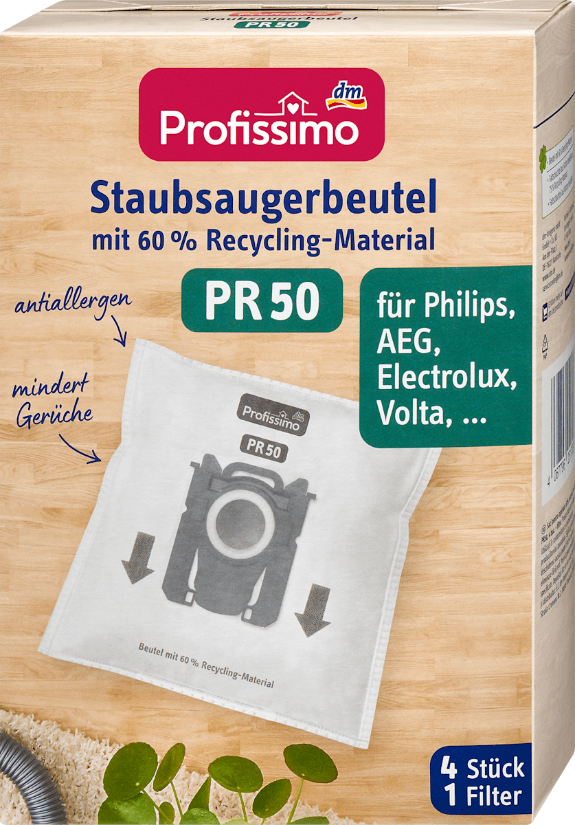 Stofzuigerzak 4 Stuks - Synthetisch - Meest verkocht voor: Volta Gemin - Nedis Shop