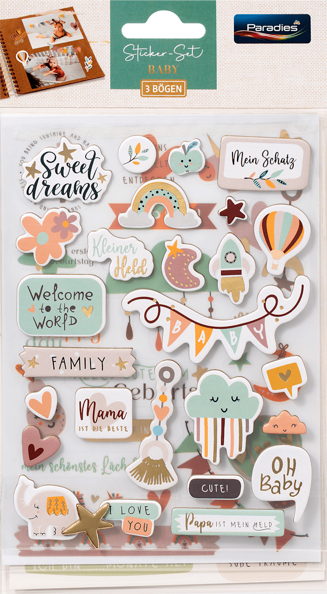 Paradies Stickerset Baby, 1 St dauerhaft günstig online kaufen | dm.de