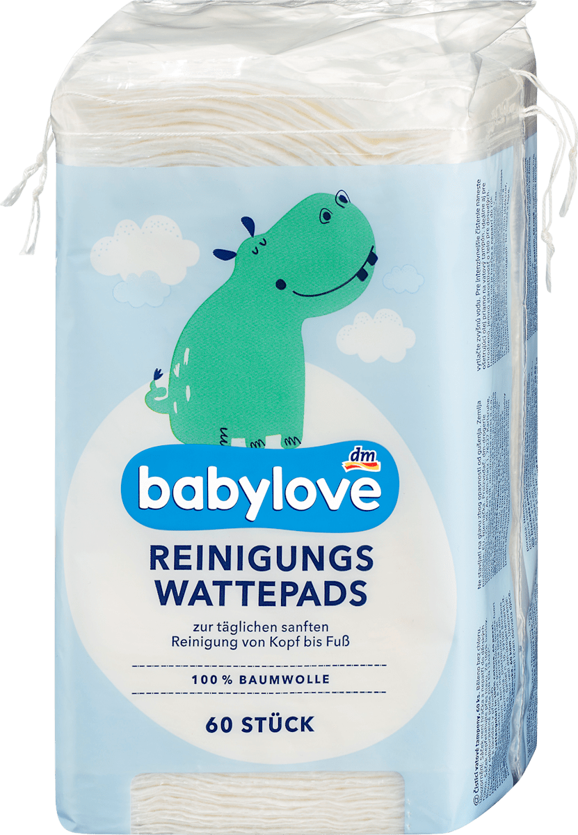 babylove Reinigungswattepads, 60 St