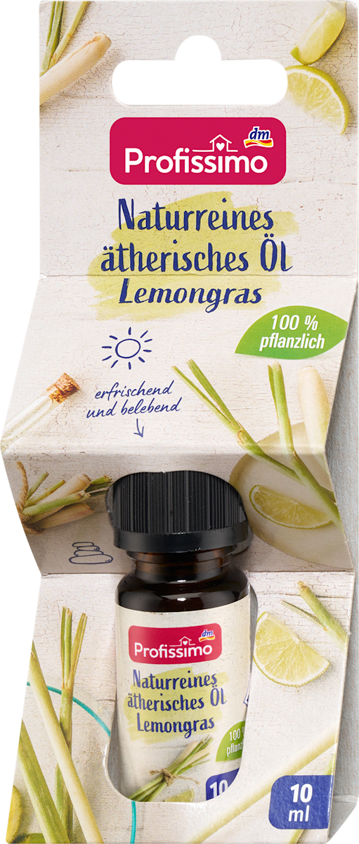 Profissimo therisches l Lemongras, 10 ml dauerhaft gnstig online kaufen  | dm.de