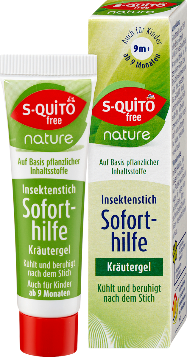 S-QUiTO free Insektenstichgel Soforthilfe Kids mit Krutern, nature, 15 ml  dauerhaft gnstig online kaufen | dm.de