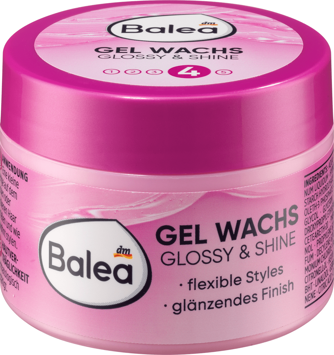 Balea Gel Wachs Glossy & Shine, 75 ml