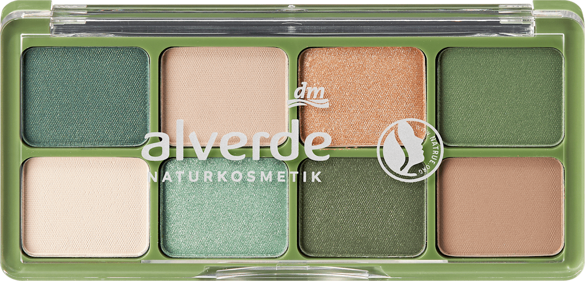 alverde NATURKOSMETIK Paletă farduri de pleoape Nr.60 Emerald
