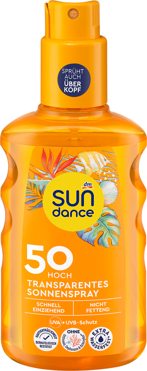 Denenes Transparentes Sonnenschutz-Spray LSF 50 – Auch Auf Nasser Haut, 250 Ml