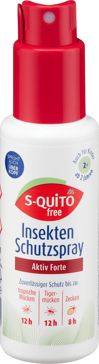 S-QUiTO free Insektenschutzspray aktiv forte, 100 ml dauerhaft günstig online kaufen