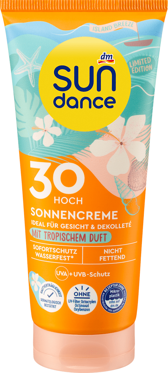 SUNDANCE Cremă solară cu parfum tropical SPF30 Island Breeze, 100