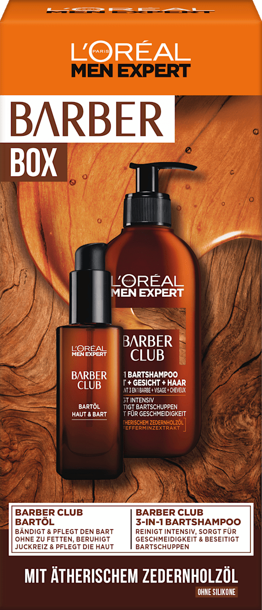 Geschenkset Barber Club, Barber Box 2tlg, 1 St