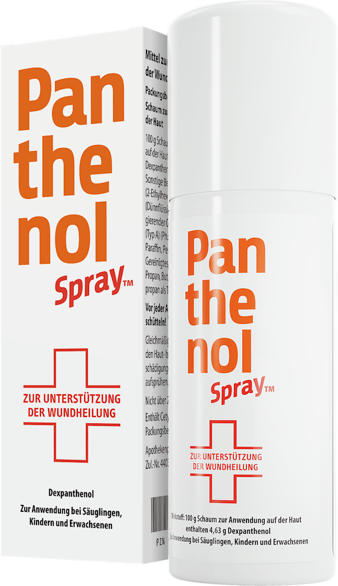 Panthenol Spray 46,3 mg/g Dexpanthenol Schaum zur Anwendung auf der Haut, 130 g