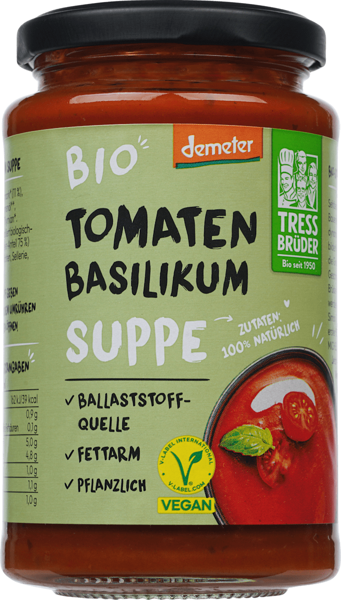 TRESSBRÜDER Suppe, Tomaten Basilikum, 375 ml dauerhaft günstig online ...