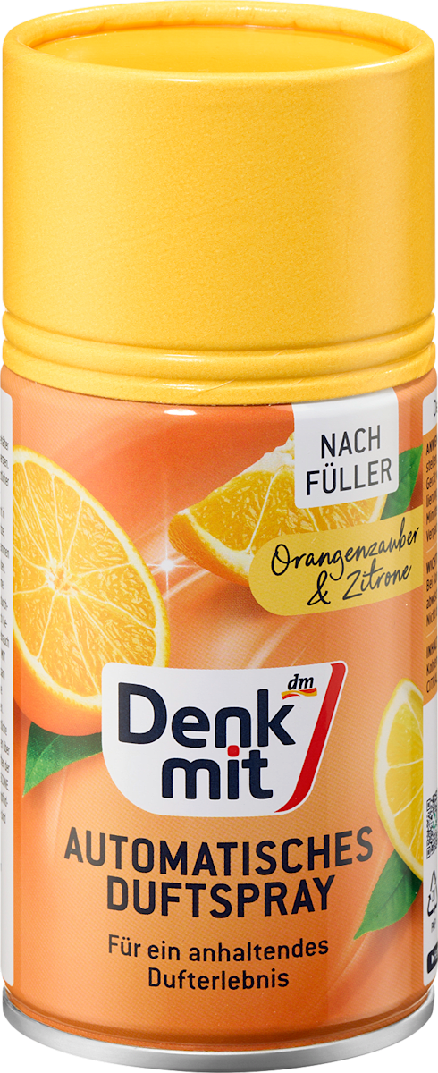 Denkmit Duftspray automatisch Nachfüller Orangenzauber &amp; Zitrone, 250 ...