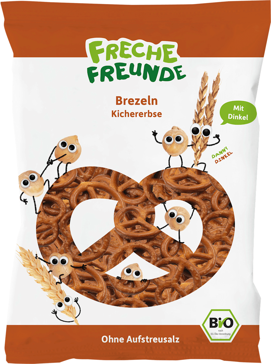 Freche FreundeKindersnack Freche Brezeln Kichererbse, ab 4 Jahren, 75 g