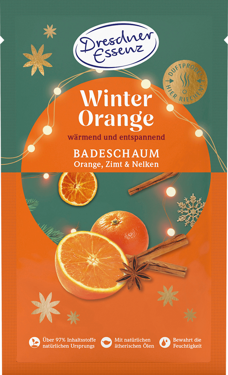 Dresdner Essenz Pflegebad Sommerregen – Badewasserzusatz Mit Cypress & Mandarine – 60g – Hautverwöhnung Pur