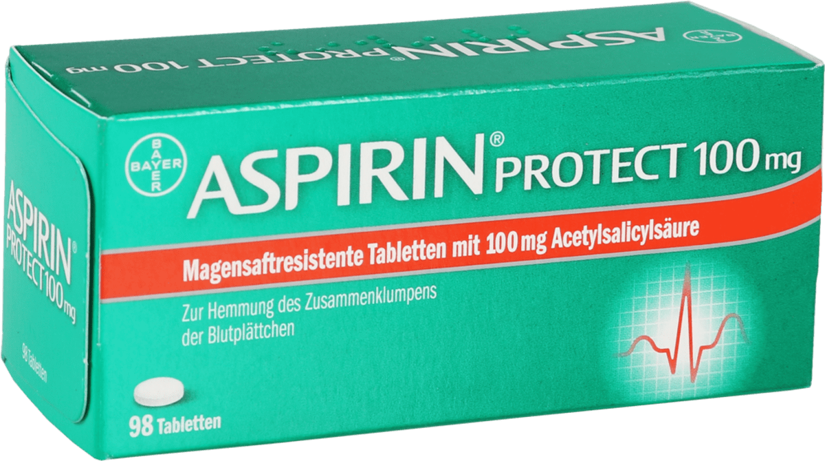 ASPIRIN PROTECT 100 mg Acetylsalicylsäure Tabletten, 98 St