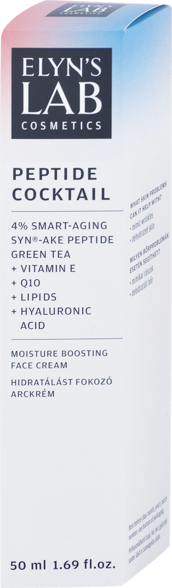 Elyn's Lab Hydratačný pleťový krém Peptide Coctail 4 % Smart-Aging Syn ...