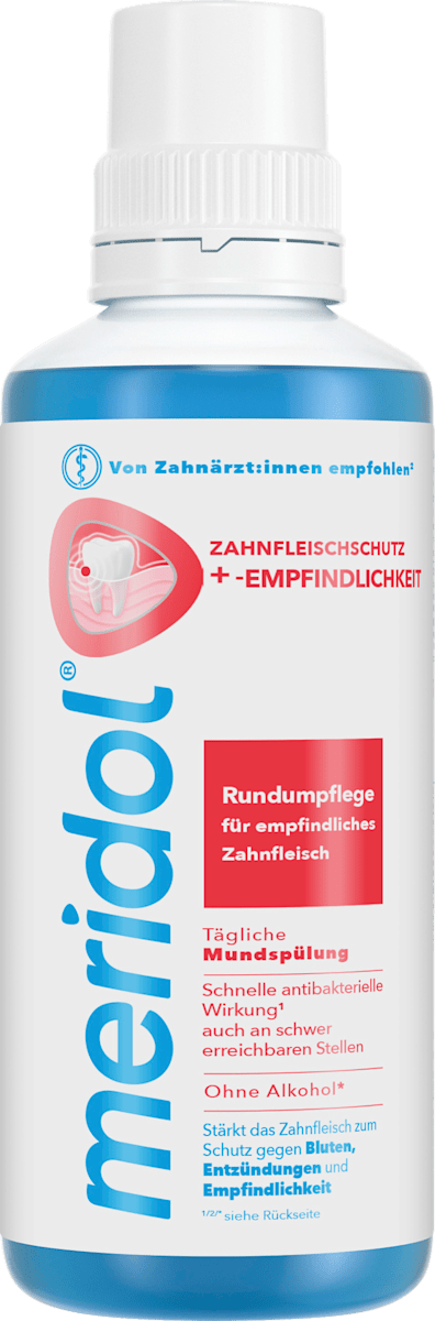 meridol Mundspülung Rundumpflege antibakteriell, 400 ml | dm.at