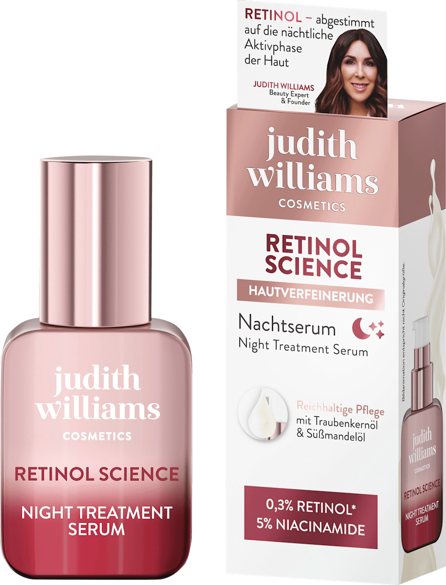 judith williams COSMETICS Nachtserum Retinol Science, 30 ml dauerhaft ...