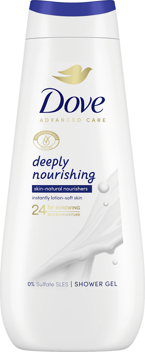 White dove　① Dove Gel de duș Advanced Deeply Nourishing, 400 ml | dm.ro