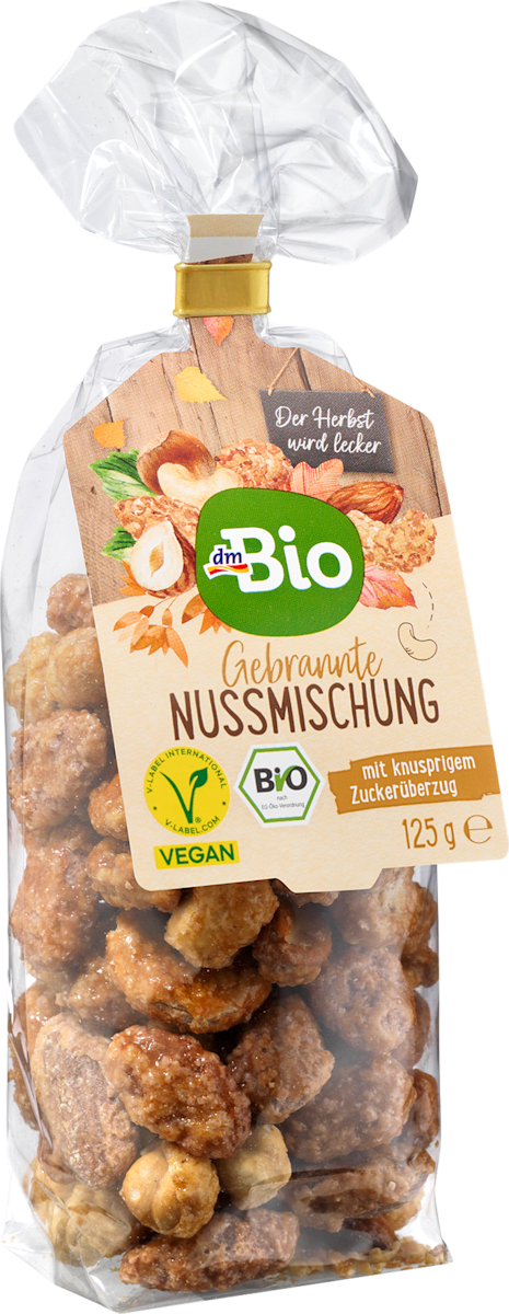 dmBio Mix de nuci caramelizate, 125 g | dm.ro