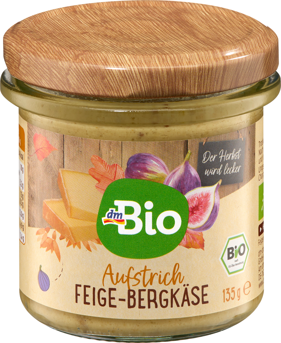 dmBio Brotaufstrich, Feige &amp; Bergkäse, 135 g dauerhaft günstig online ...