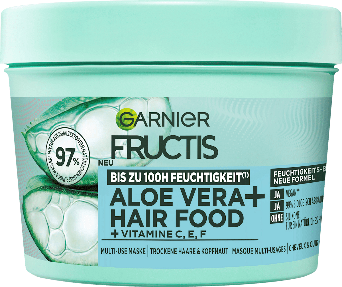 Haarmaske Aloe Vera Hair Food 3in1, trockenes Haar, 400 ml