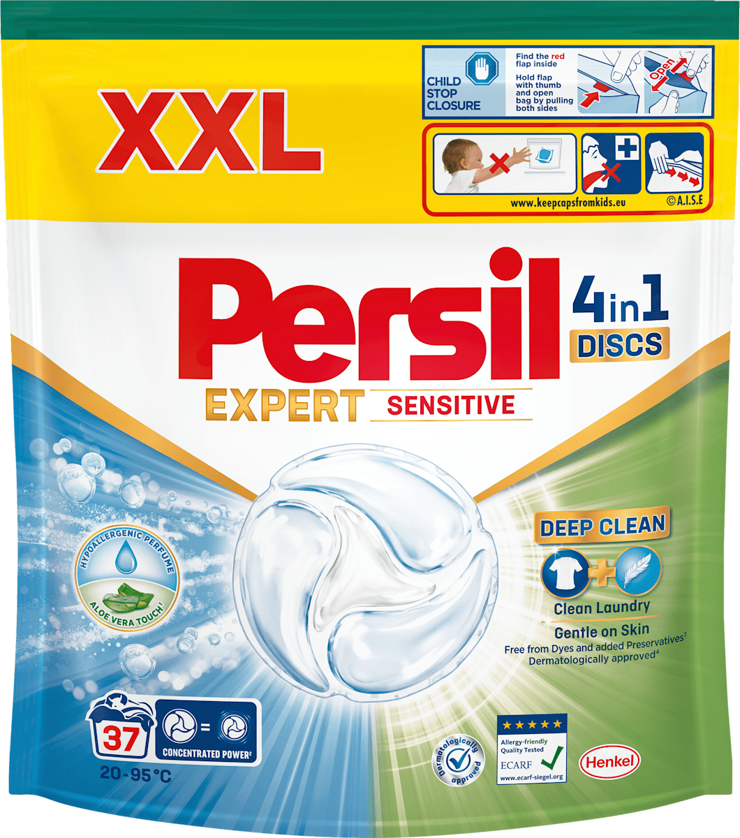 Persil Universalwaschmittel Discs 4in1 Expert Sensitiv, 37 Wl | dm.at