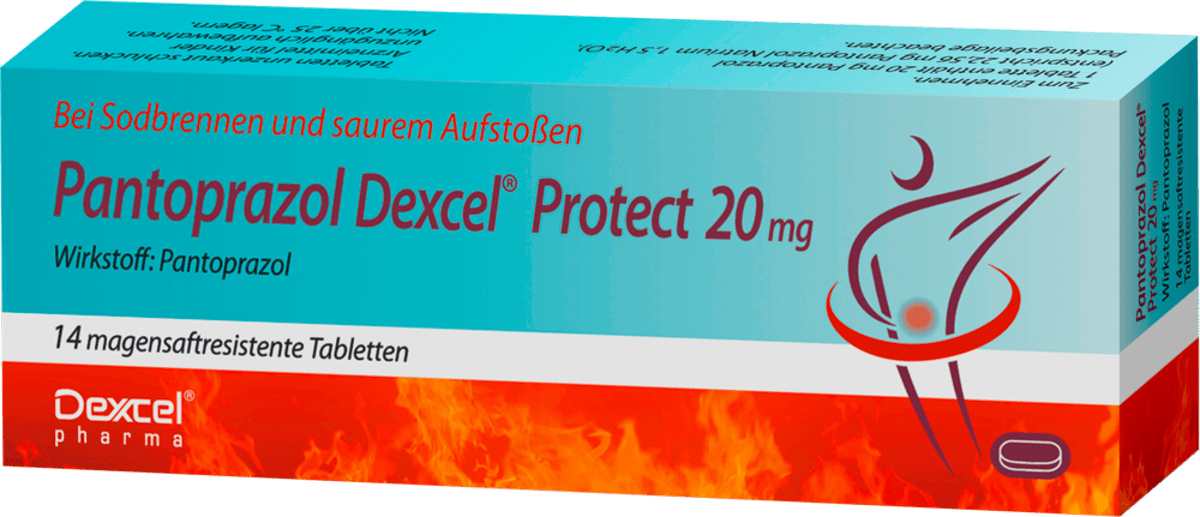 Dexcel Pantoprazol Dexcel Protect 20 mg magensaftresistente Tabletten ...