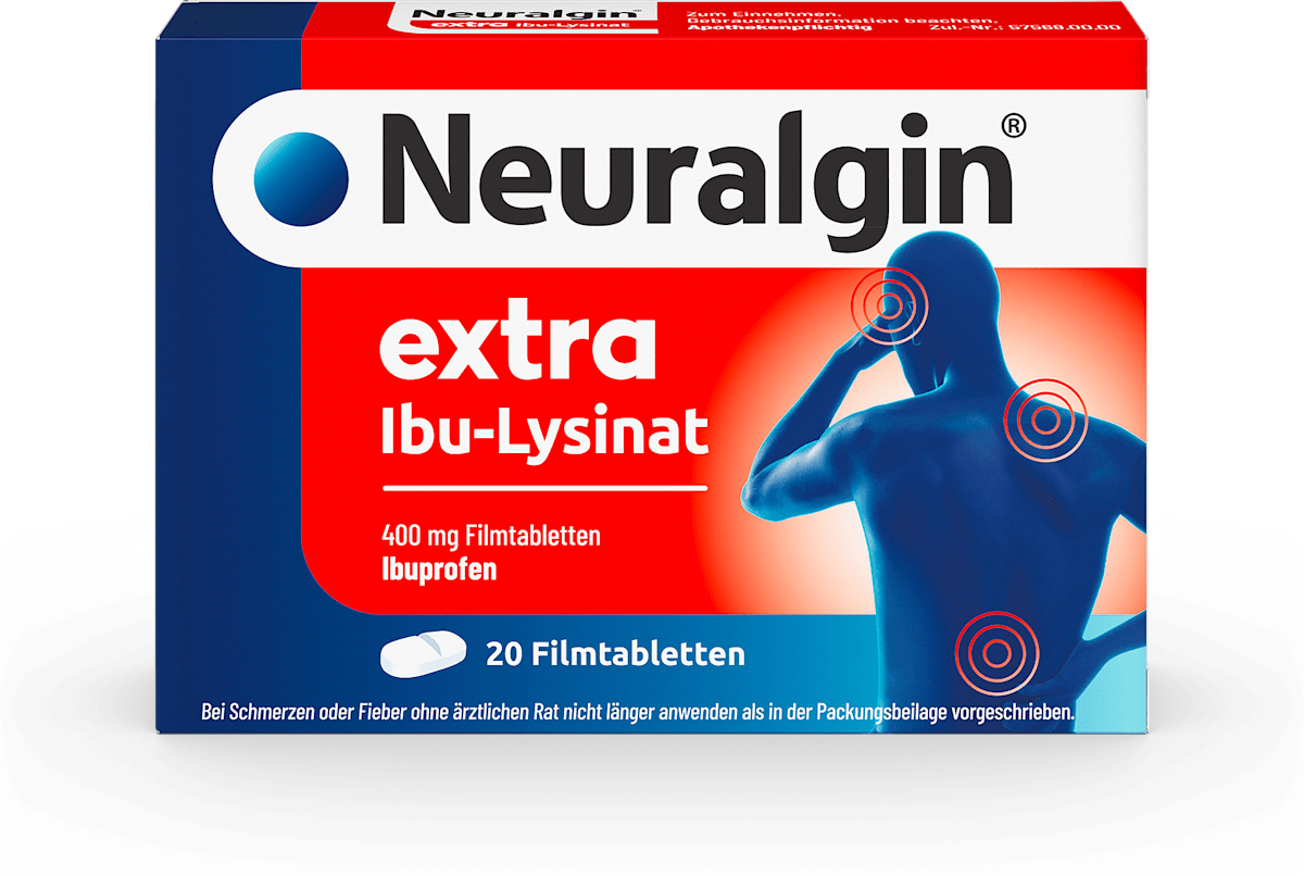 Neuralgin Neuralgin extra Ibu-Lysinat 400 mg Filmtabletten, 20 St ...