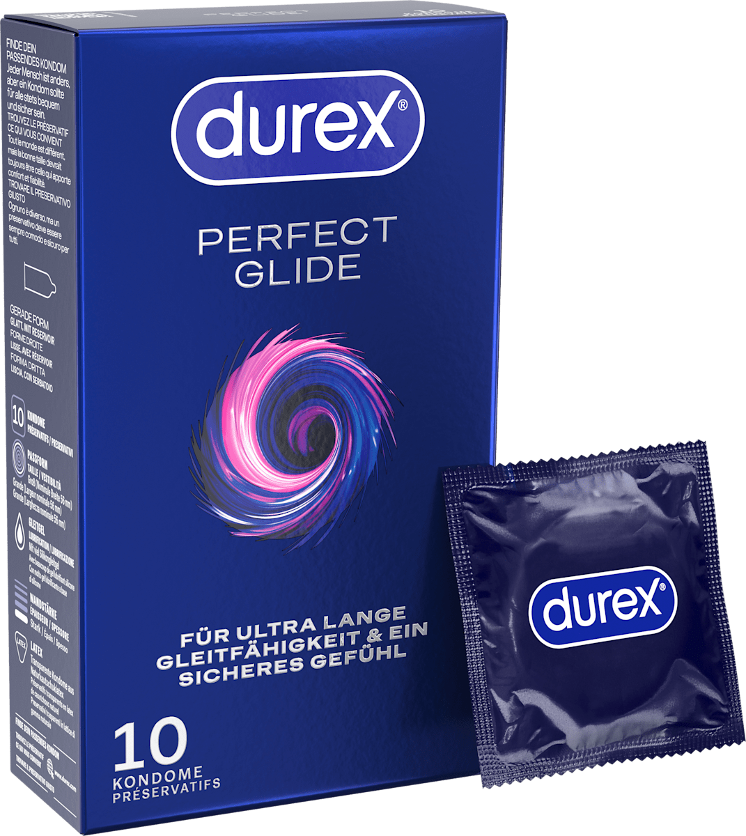 gleitgel kondome dm Durex Kondome Perfect Glide, 10 St