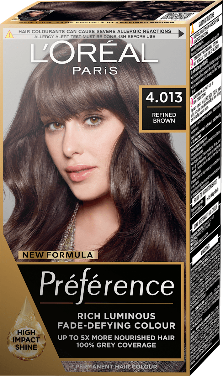 L'ORÉAL PARiS PRÉFÉRENCE Боя за коса Preference - Nr. 4.013 Refined ...