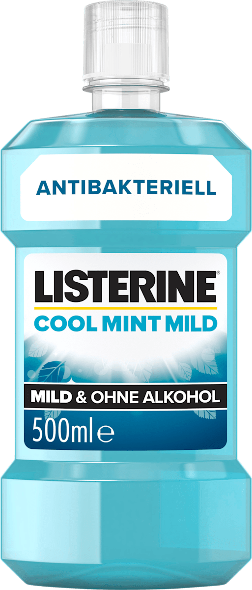 Mundspülung Cool Mint milder Geschmack, 500 ml