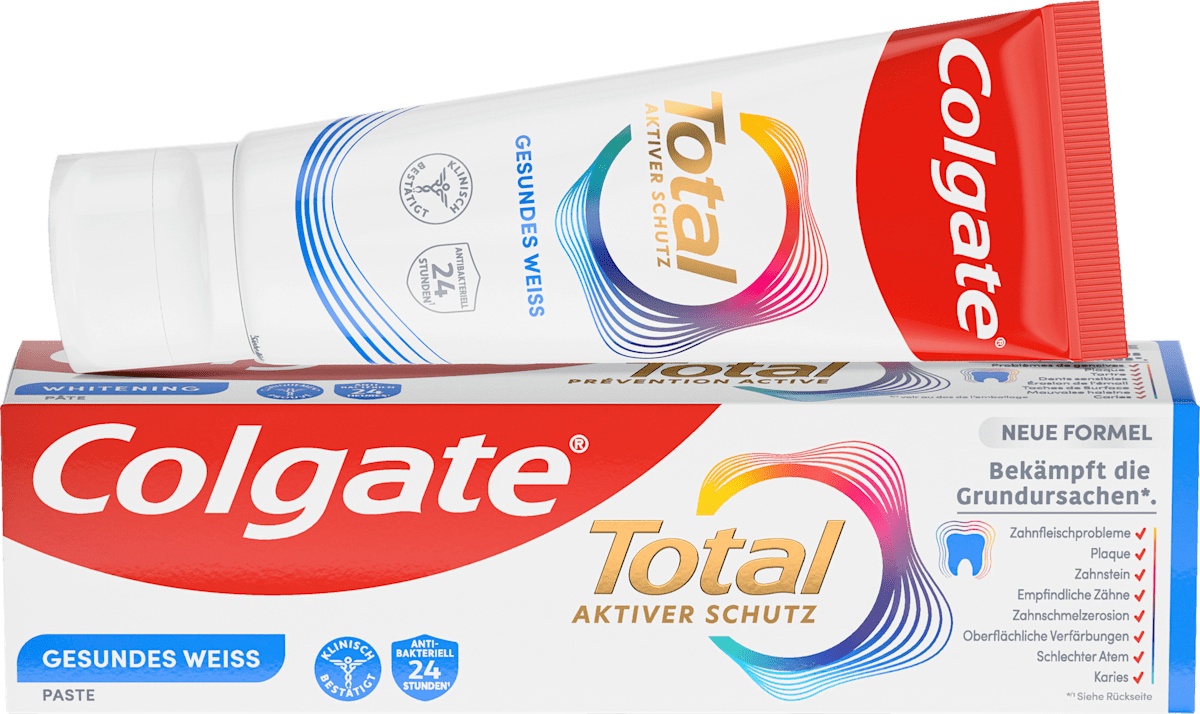 Colgate Zahnpasta Total plus gesundes Weiß, 75 ml | dm.at
